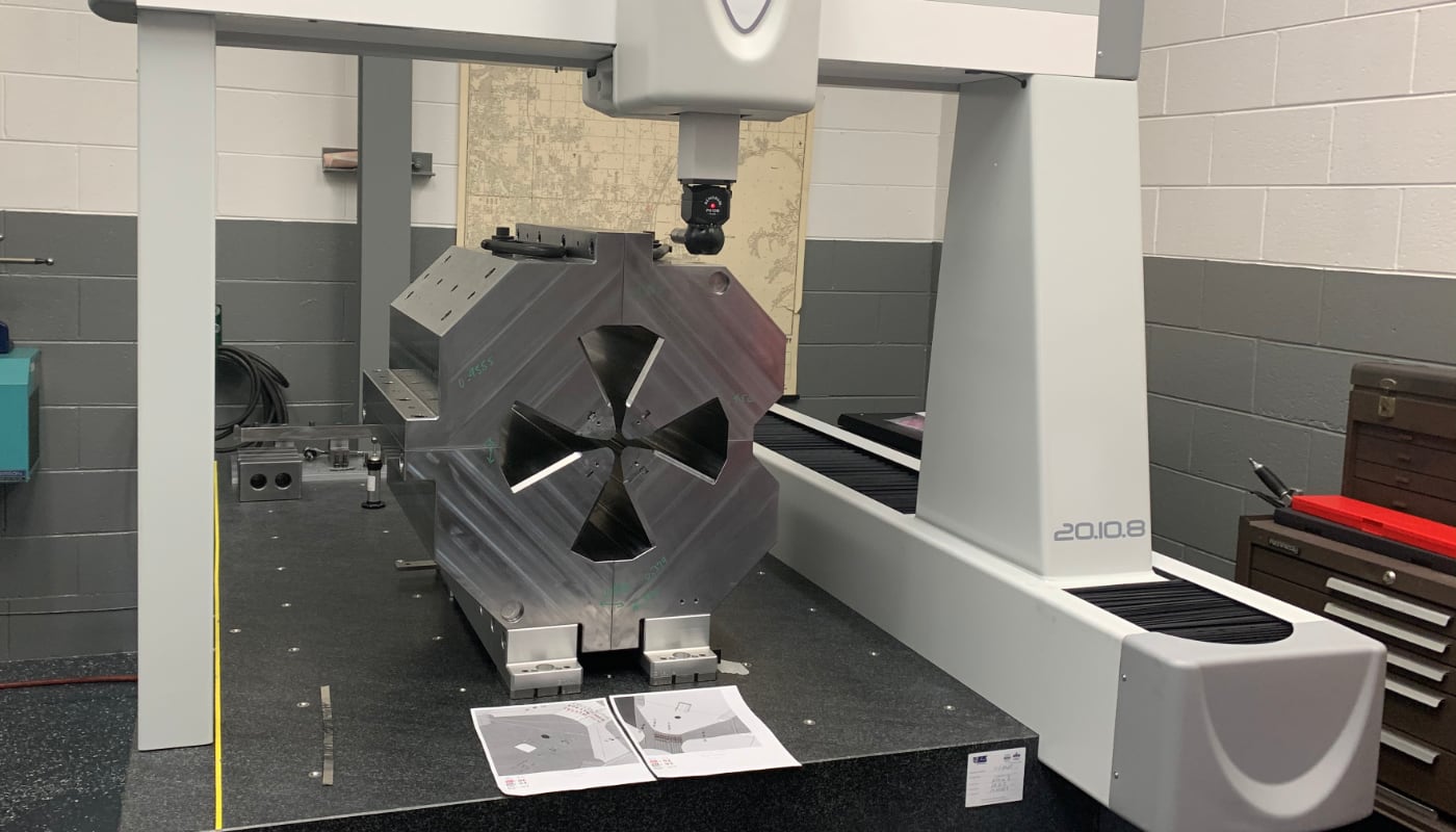  Production 5-axis machined assembly 